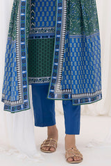3 Piece Unstitched Printed Lawn Suit CLP-52040