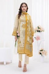 3 Piece Unstitched Printed Lawn Suit CLP-52043