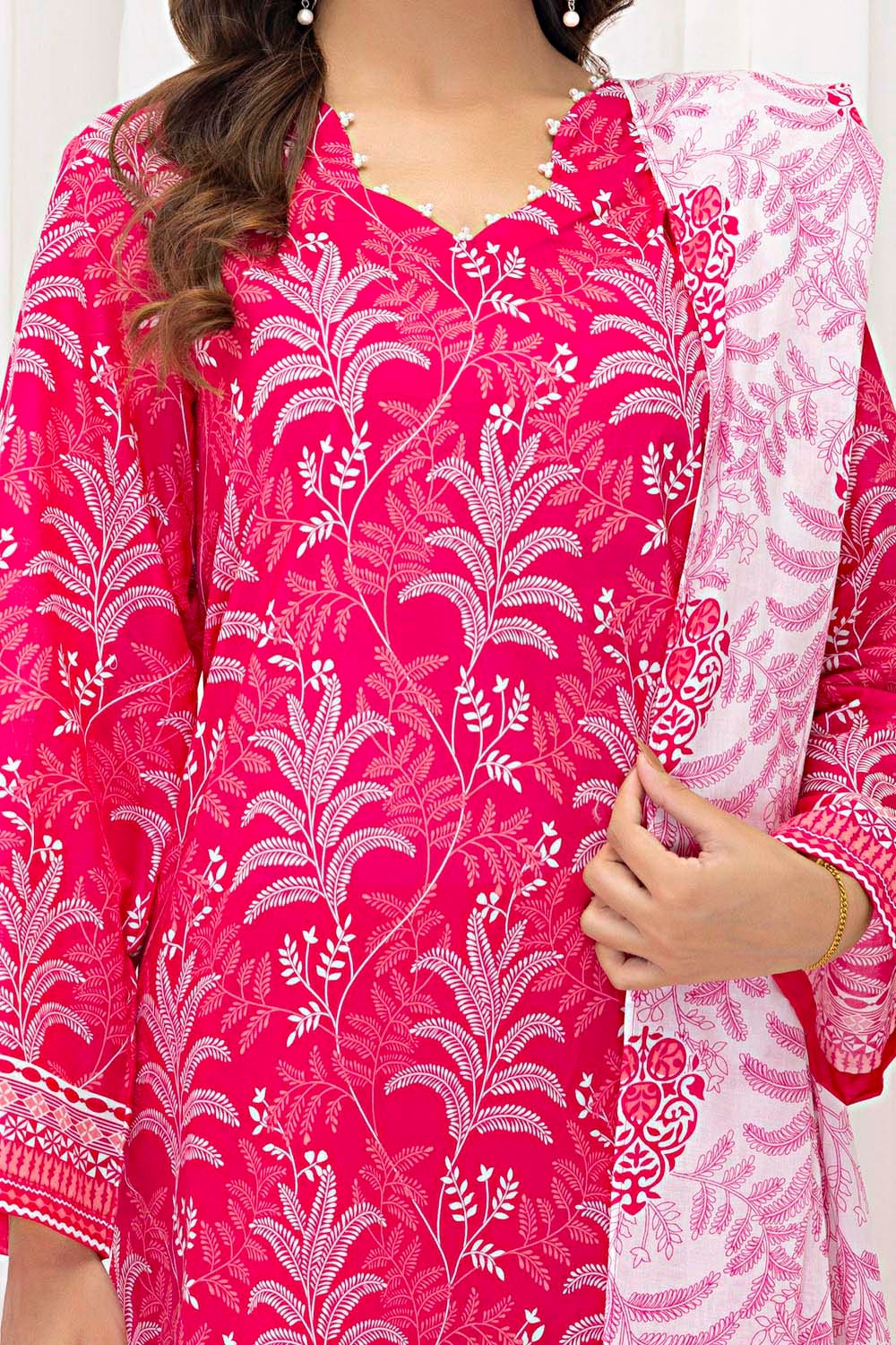 3 Piece Unstitched Printed Lawn Suit CLP-52046