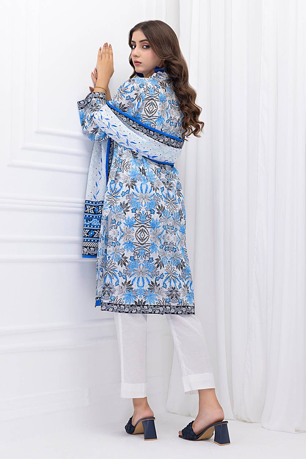 3 Piece Unstitched Printed Lawn Suit CLP-52047
