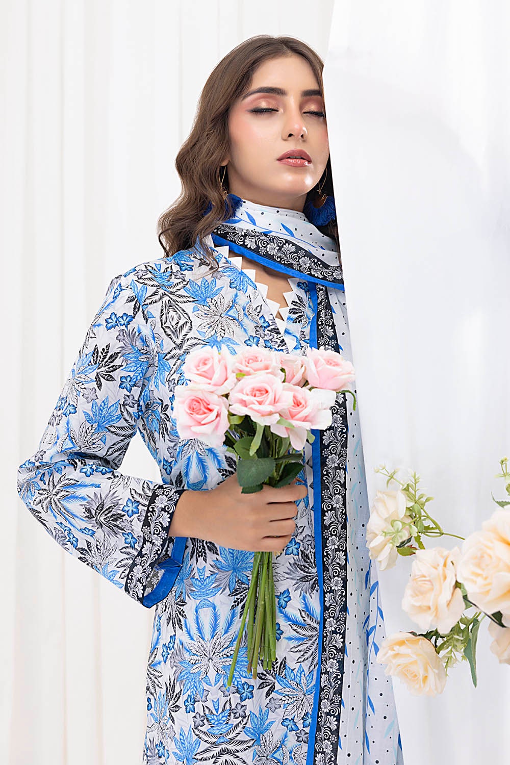 3 Piece Unstitched Printed Lawn Suit CLP-52047