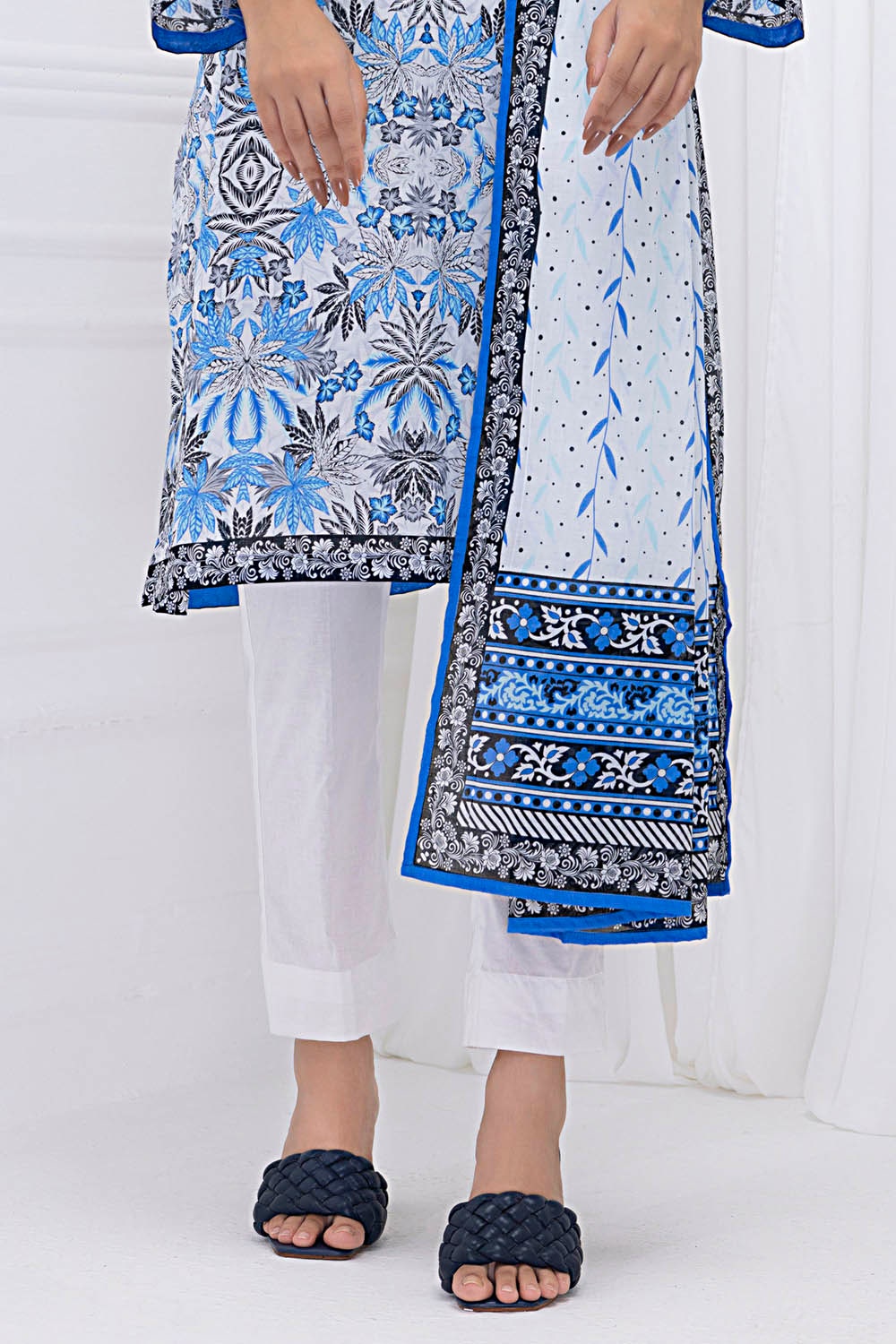 3 Piece Unstitched Printed Lawn Suit CLP-52047