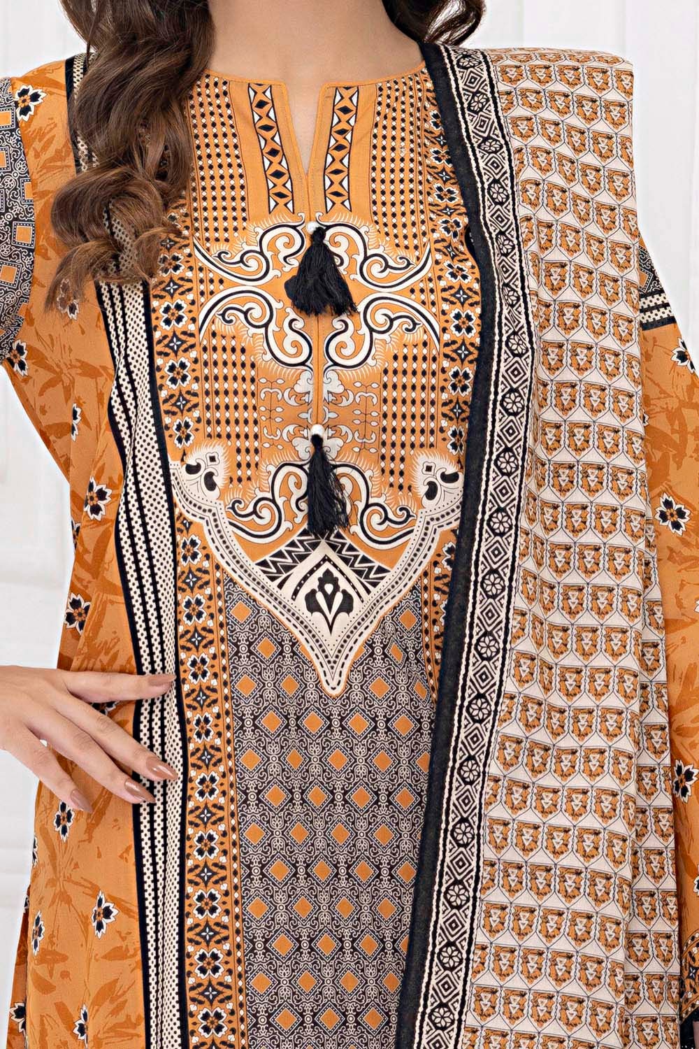 3 Piece Unstitched Printed Lawn Suit CLP-52048
