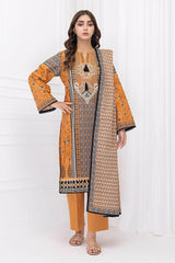3 Piece Unstitched Printed Lawn Suit CLP-52048