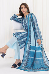 3 Piece Unstitched Printed Lawn Suit CLP-52049