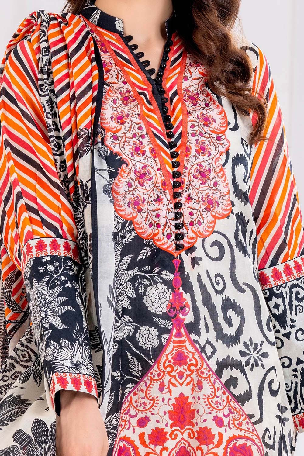 3 Piece Unstitched Printed Lawn Suit CLP-52061