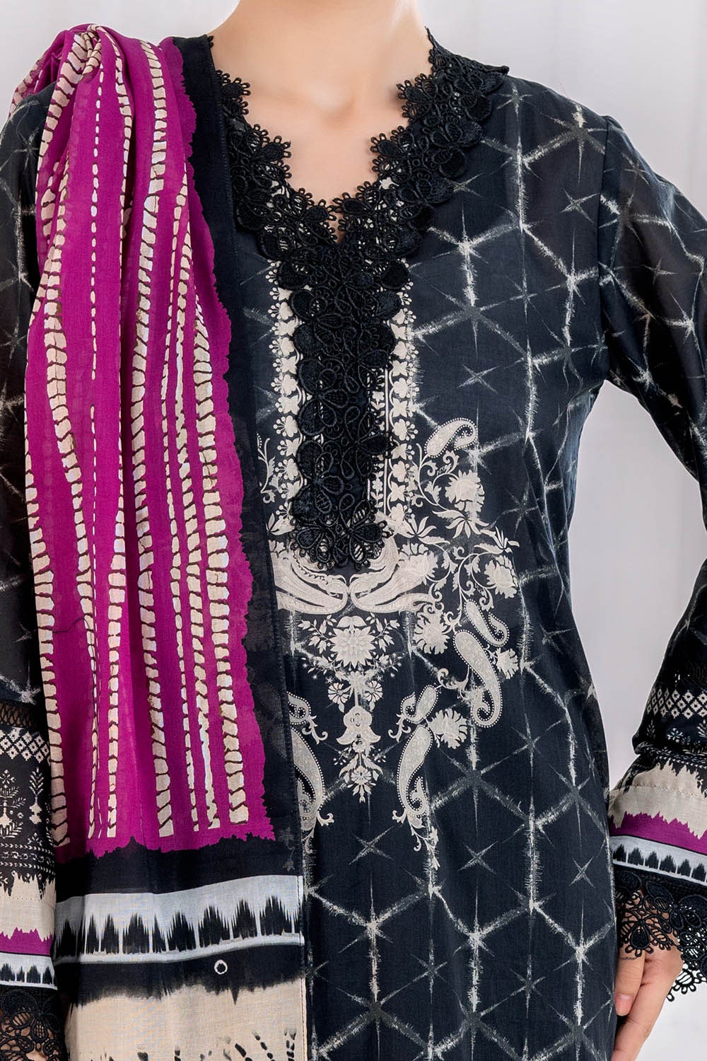 3 Piece Unstitched Printed Lawn Suit CLP-52065