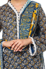 3 Piece Unstitched Printed Lawn Suit CLP-52071
