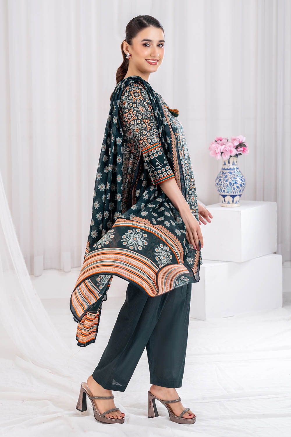 3 Piece Unstitched Printed Lawn Suit CLP-52072