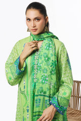 3 Piece Unstitched Printed Lawn Suit CLP-52075