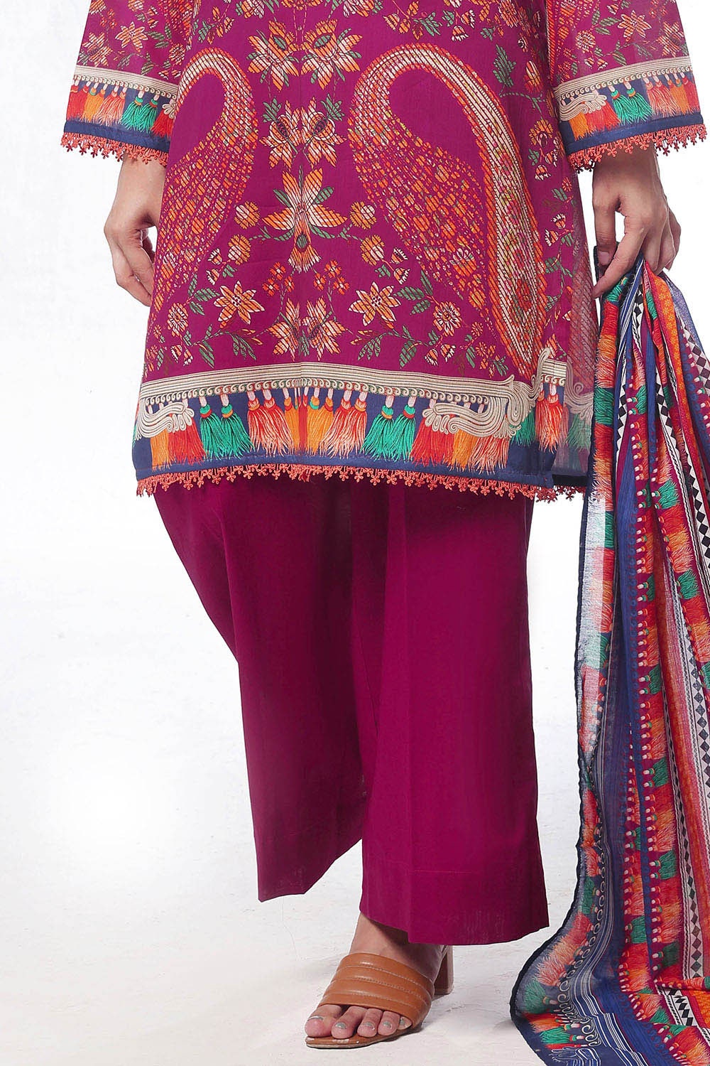 3 Piece Unstitched Printed Lawn Suit CLP-52077