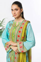 3 Piece Unstitched Printed Lawn Suit CLP-52078