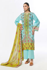 3 Piece Unstitched Printed Lawn Suit CLP-52078