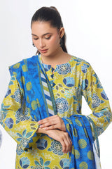 3 Piece Unstitched Printed Lawn Suit CLP-52080