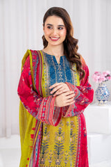 3 Piece Unstitched Printed Lawn Suit CLP-52081