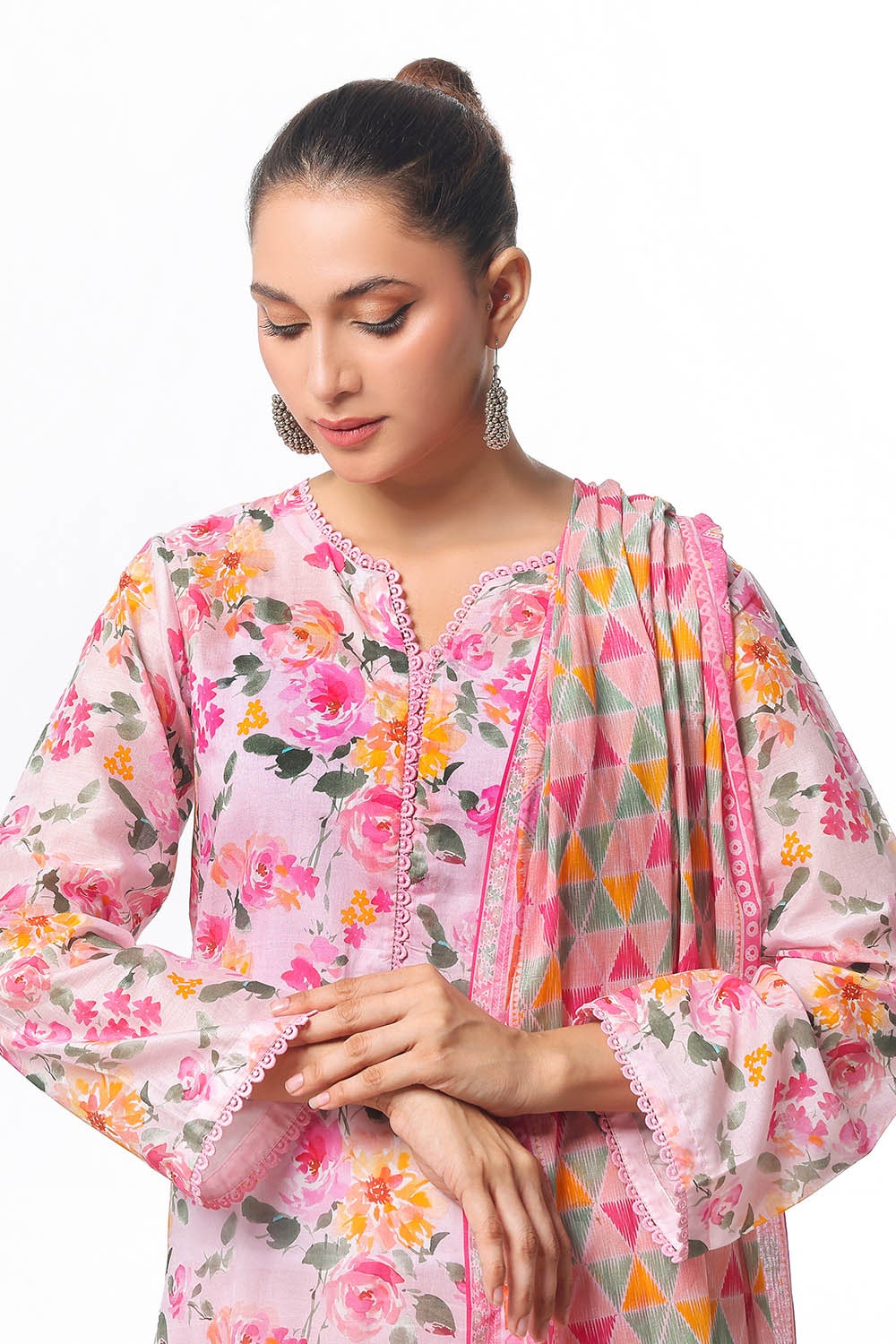 3 Piece Unstitched Printed Lawn Suit CLP-52083