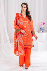 3 Piece Unstitched Printed Lawn Suit CLP-52085