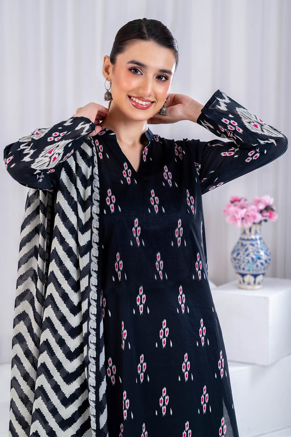 3 Piece Unstitched Printed Lawn Suit CLP-52087