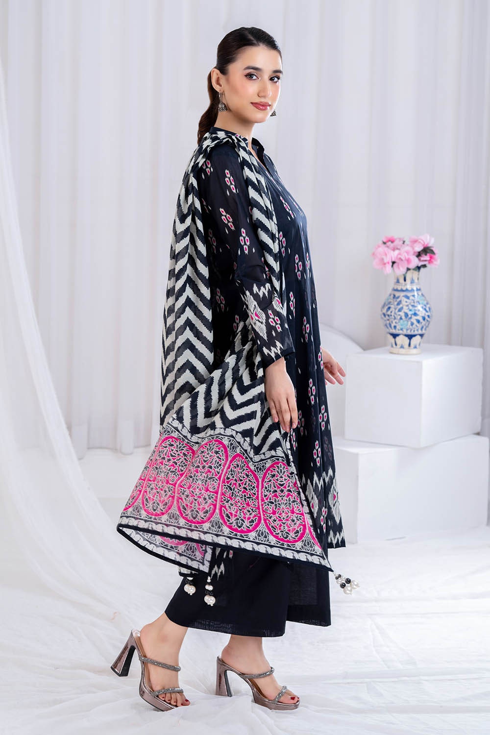 3 Piece Unstitched Printed Lawn Suit CLP-52087