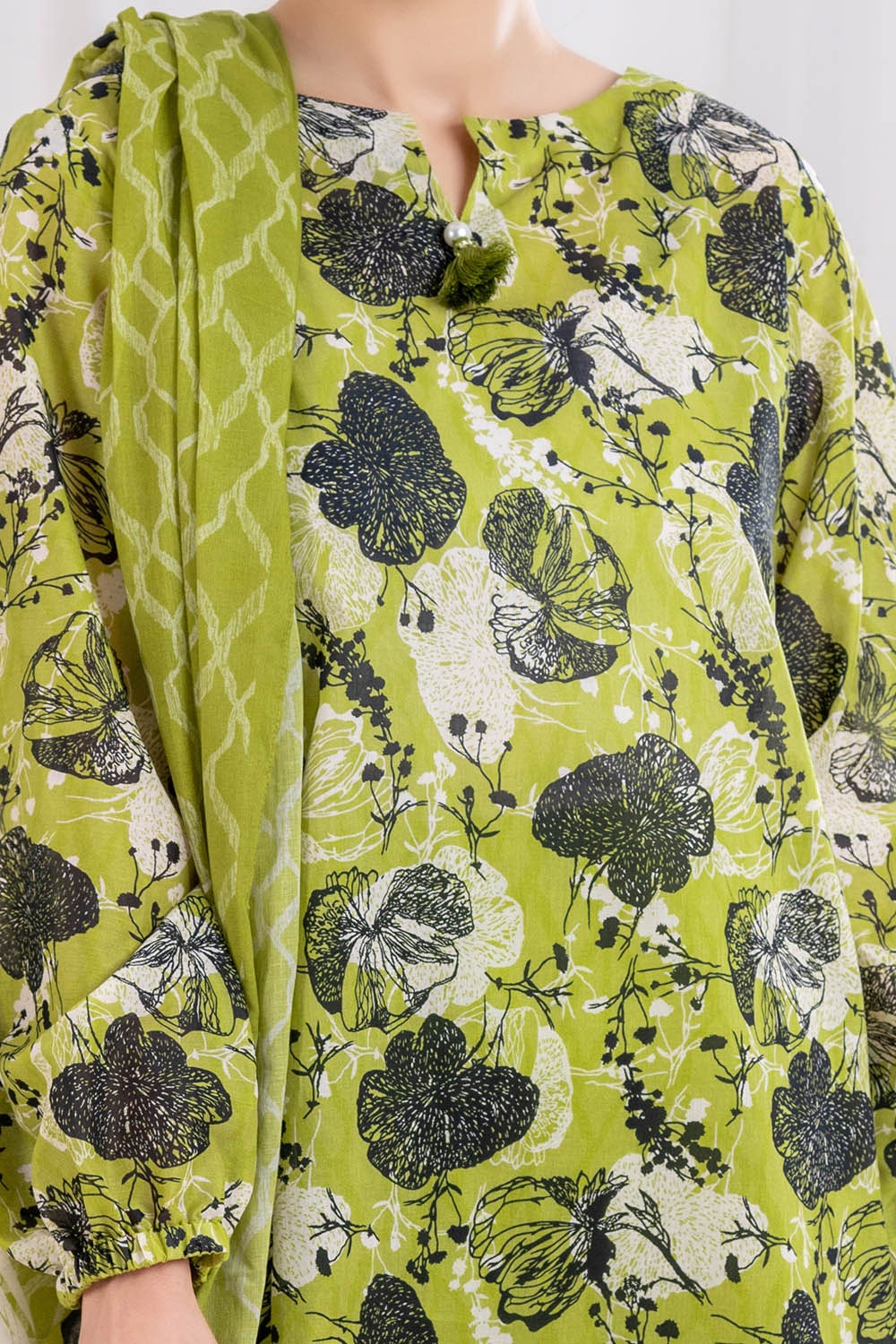 3 Piece Unstitched Printed Lawn Suit CLP-52089