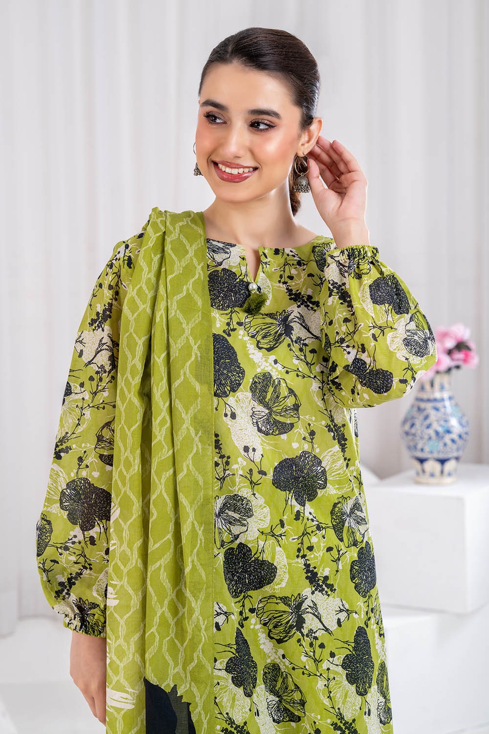 3 Piece Unstitched Printed Lawn Suit CLP-52089