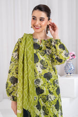 3 Piece Unstitched Printed Lawn Suit CLP-52089
