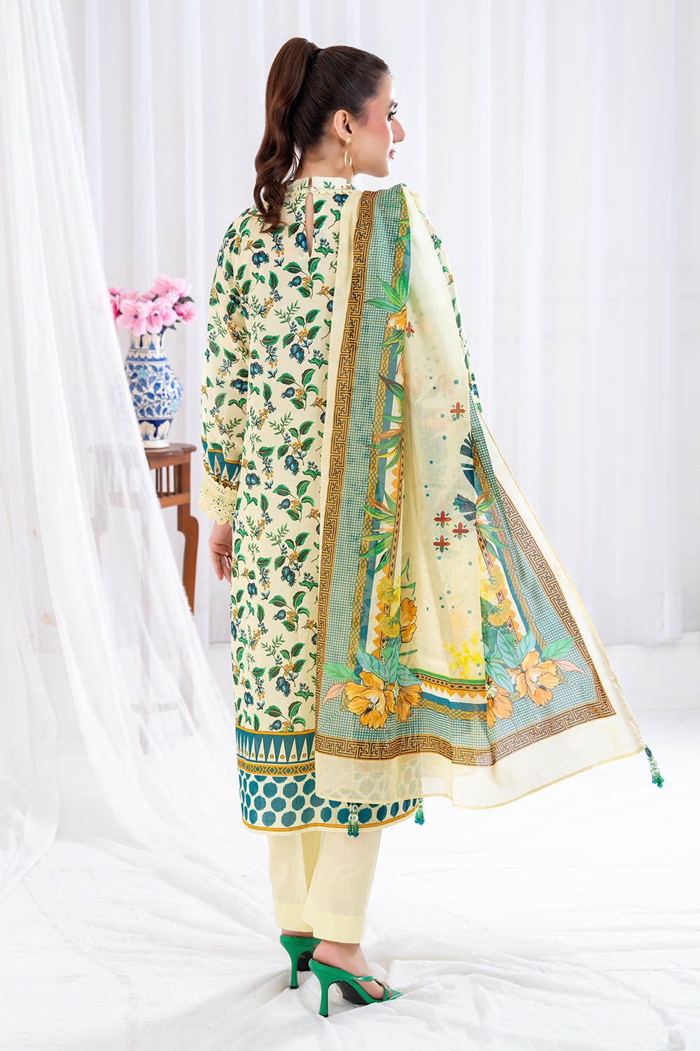 3 Piece Unstitched Printed Lawn Suit CLP-52098