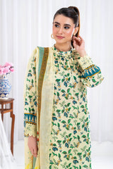 3 Piece Unstitched Printed Lawn Suit CLP-52098