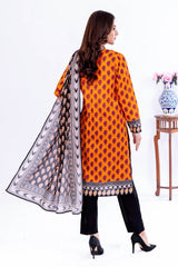 3 Piece Unstitched Printed Lawn Suit CLP-52099