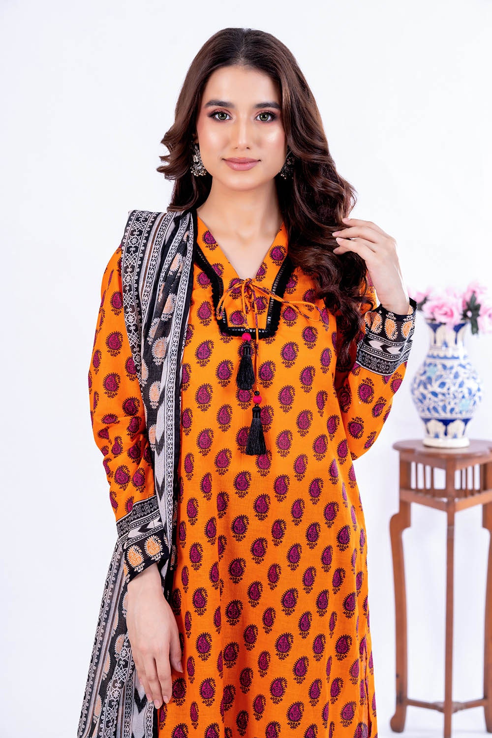 3 Piece Unstitched Printed Lawn Suit CLP-52099