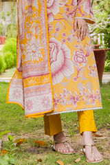 3 Piece Unstitched Printed Lawn Suit CLP-52100