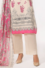 3 Piece Unstitched Printed Lawn Suit CLP-52101