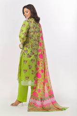 3 Piece Unstitched Printed Lawn Suit CLP-52102