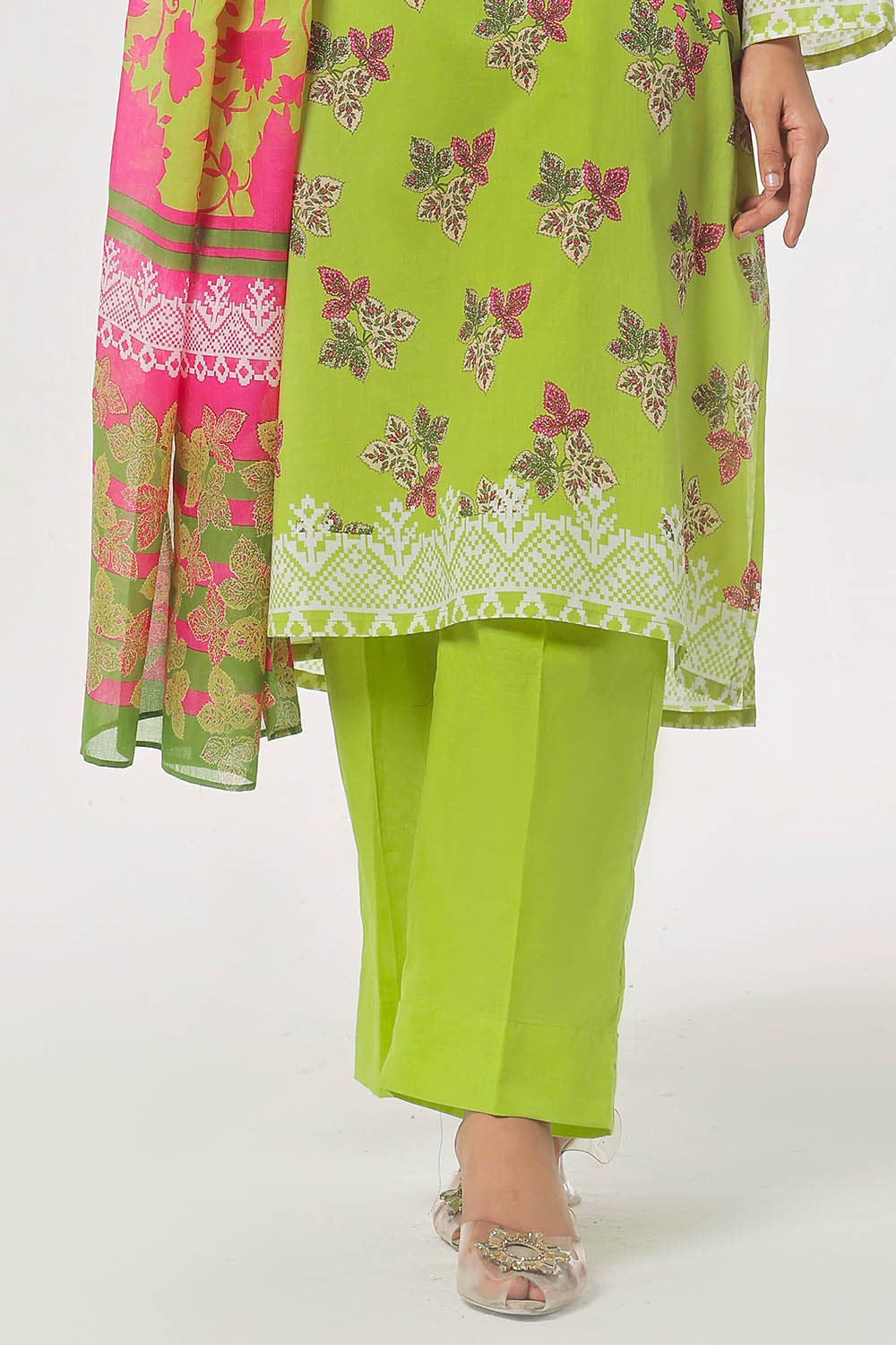 3 Piece Unstitched Printed Lawn Suit CLP-52102