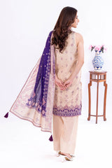 3 Piece Unstitched Printed Lawn Suit CLP-52103