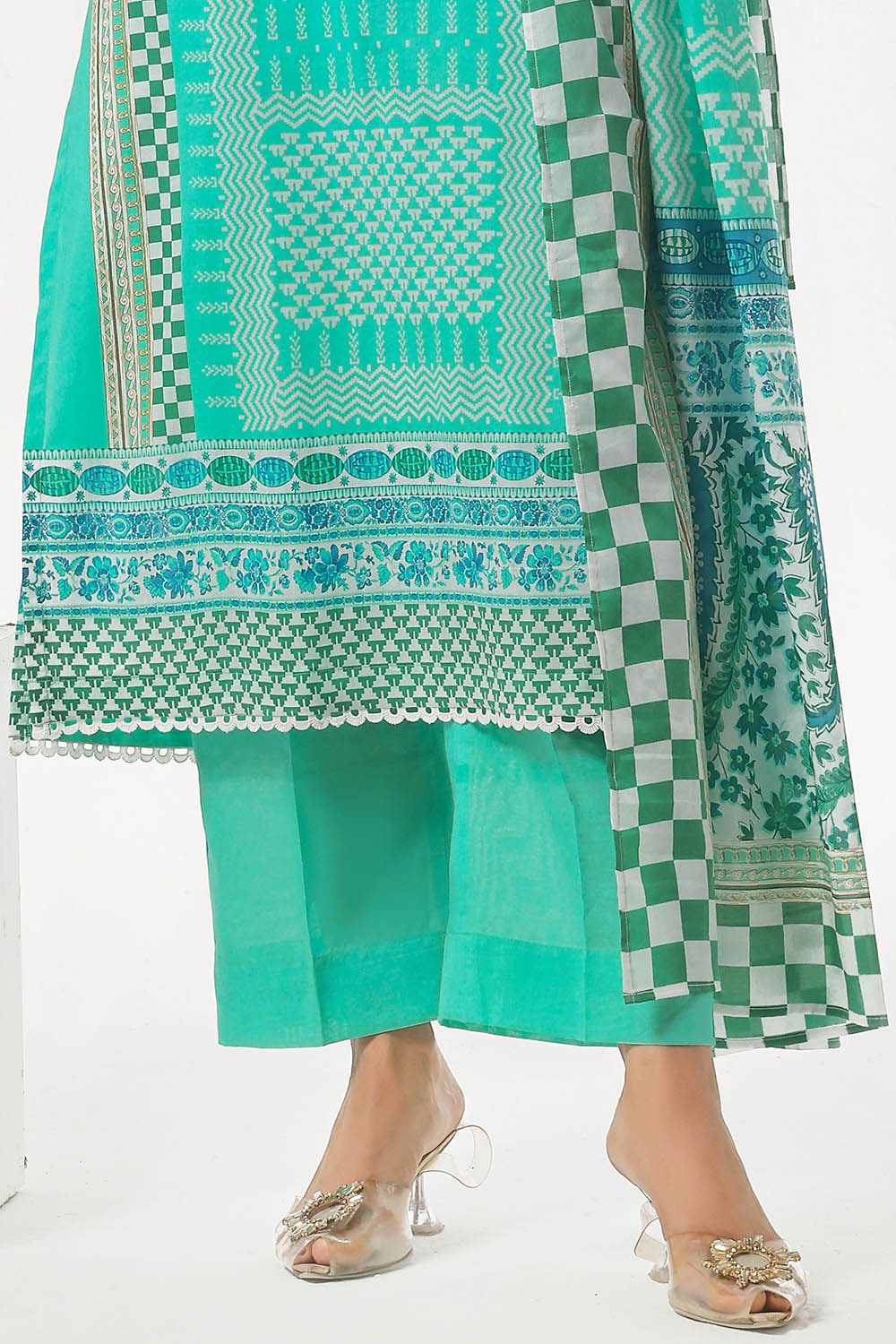 3 Piece Unstitched Printed Lawn Suit CLP-52104