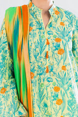 3 Piece Unstitched Printed Lawn Suit CLP-52109