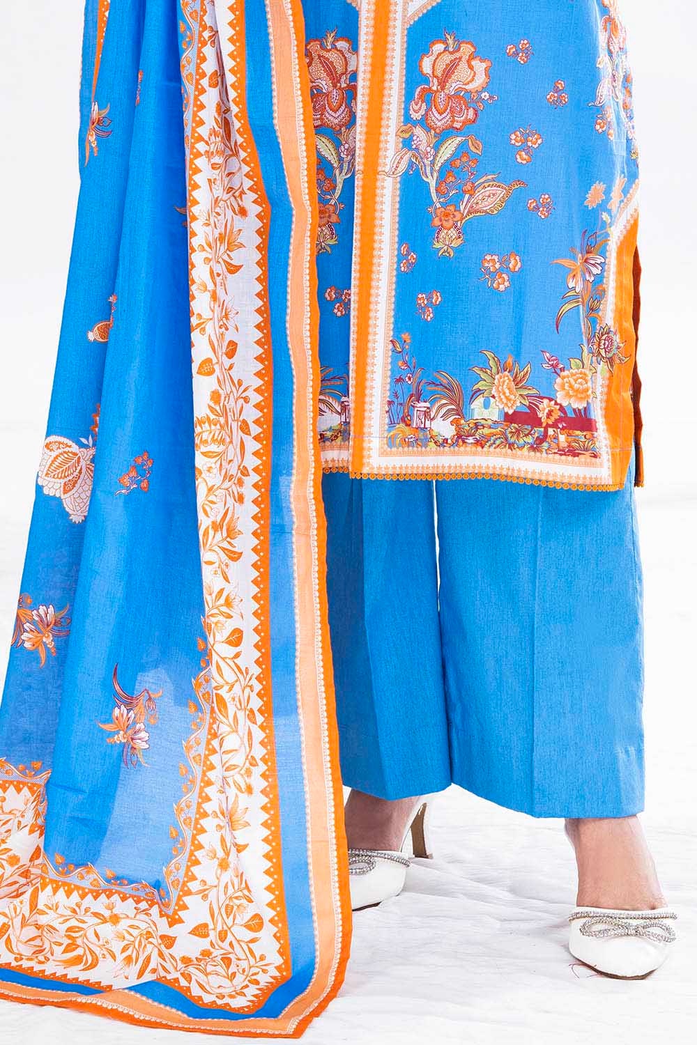 3 Piece Unstitched Printed Lawn Suit CLP-52110