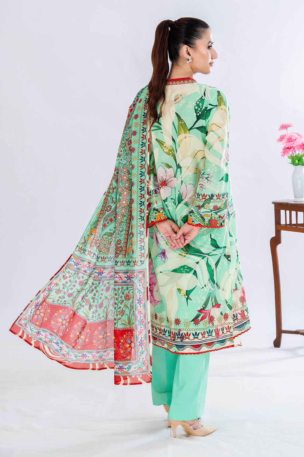 3 Piece Unstitched Printed Lawn Suit CLP-52117