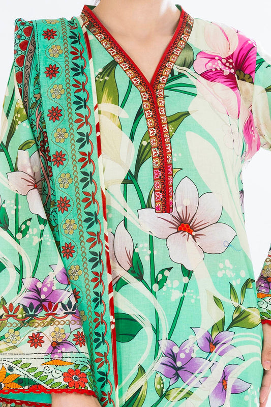 3 Piece Unstitched Printed Lawn Suit CLP-52117