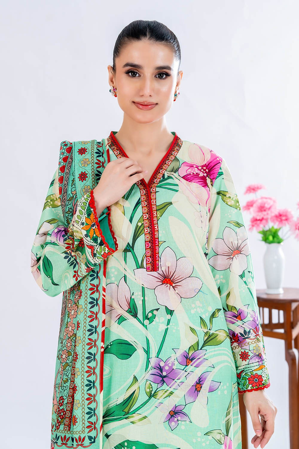 3 Piece Unstitched Printed Lawn Suit CLP-52117
