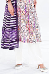 3 Piece Unstitched Printed Lawn Suit CLP-52118