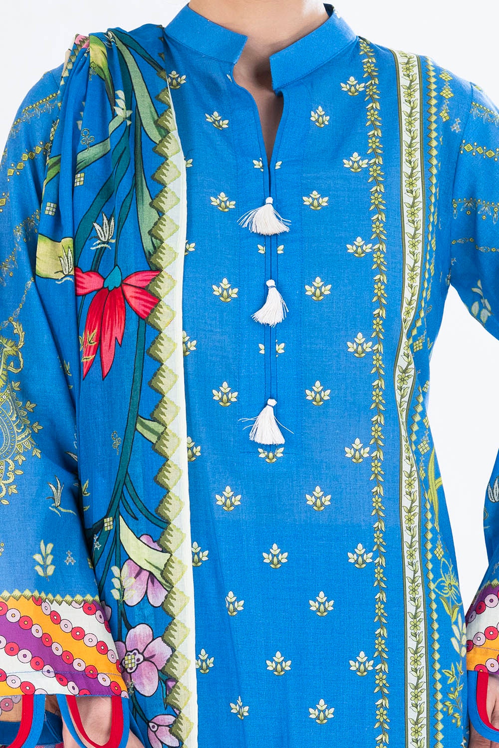 3 Piece Unstitched Printed Lawn Suit CLP-52119