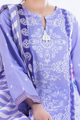 3 Piece Unstitched Printed Lawn Suit CLP-52122