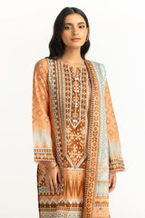 3 Piece Unstitched Printed Lawn Suit SD-42071