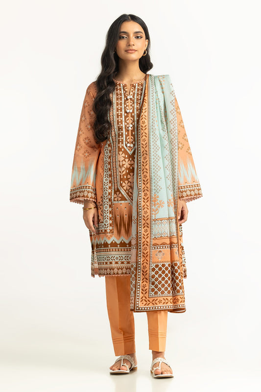 3 Piece Unstitched Printed Lawn Suit SD-42071