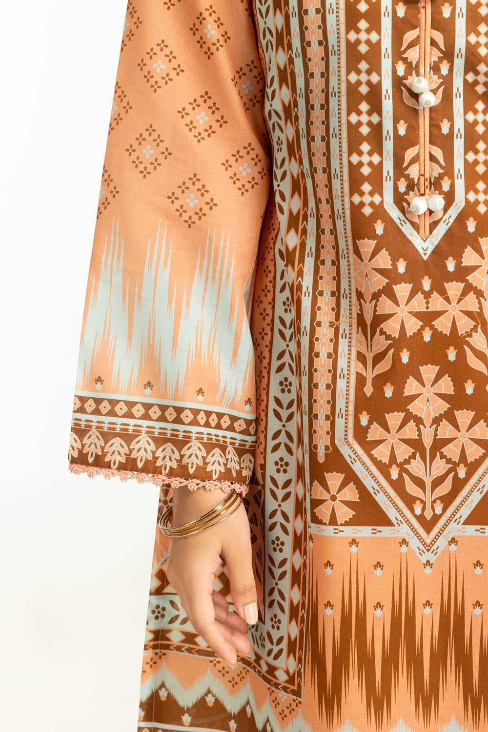 3 Piece Unstitched Printed Lawn Suit SD-42071
