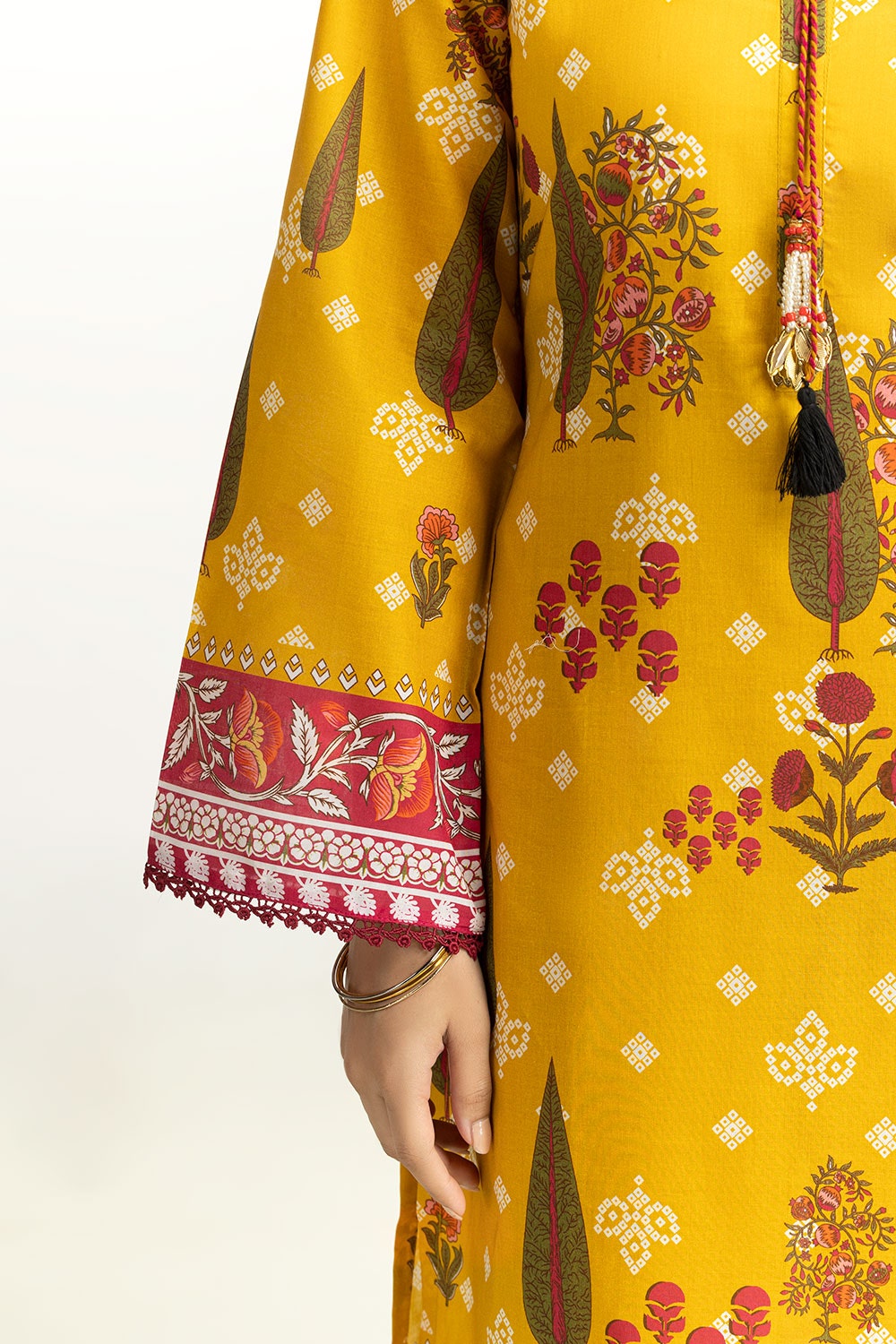3 Piece Unstitched Printed Lawn Suit