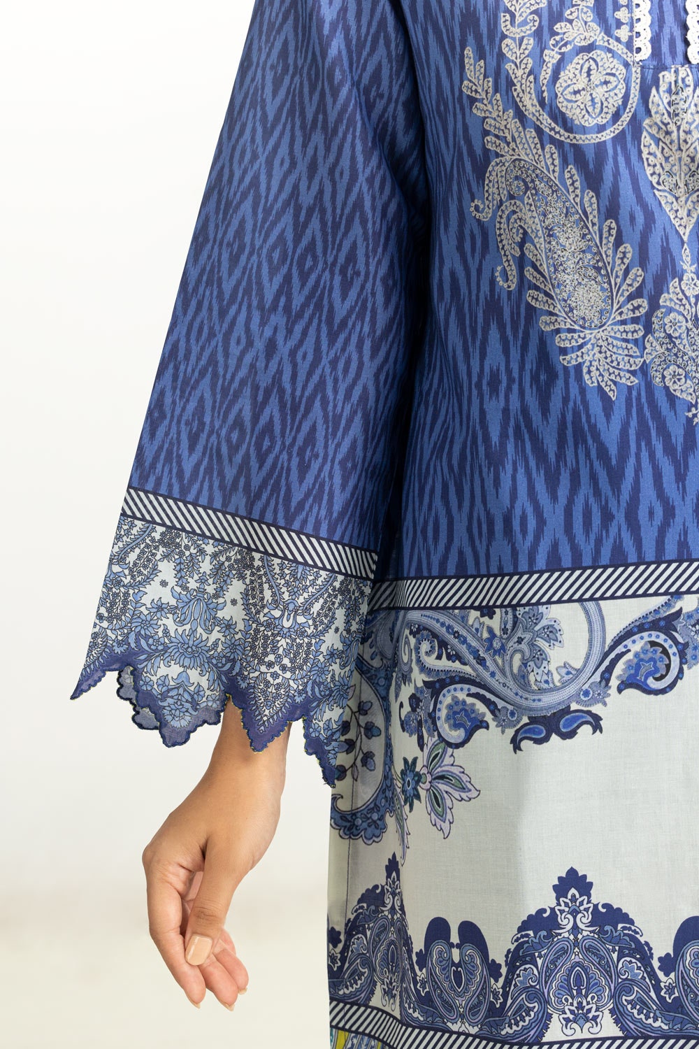 3 Piece Unstitched Printed Lawn Suit