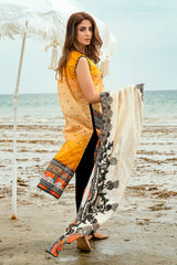 3 Piece Unstitched Printed Lawn Suit SD-42125